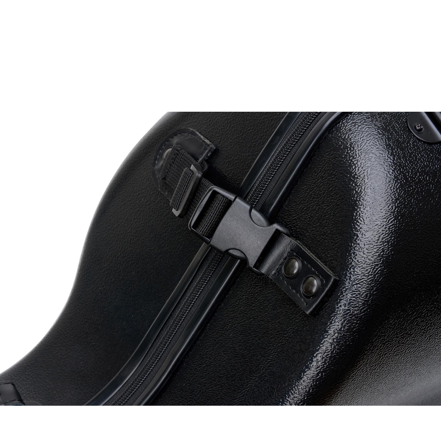 Baritone Saxophone Case With Wheels, Zip, Bb & A (Black) | Protec